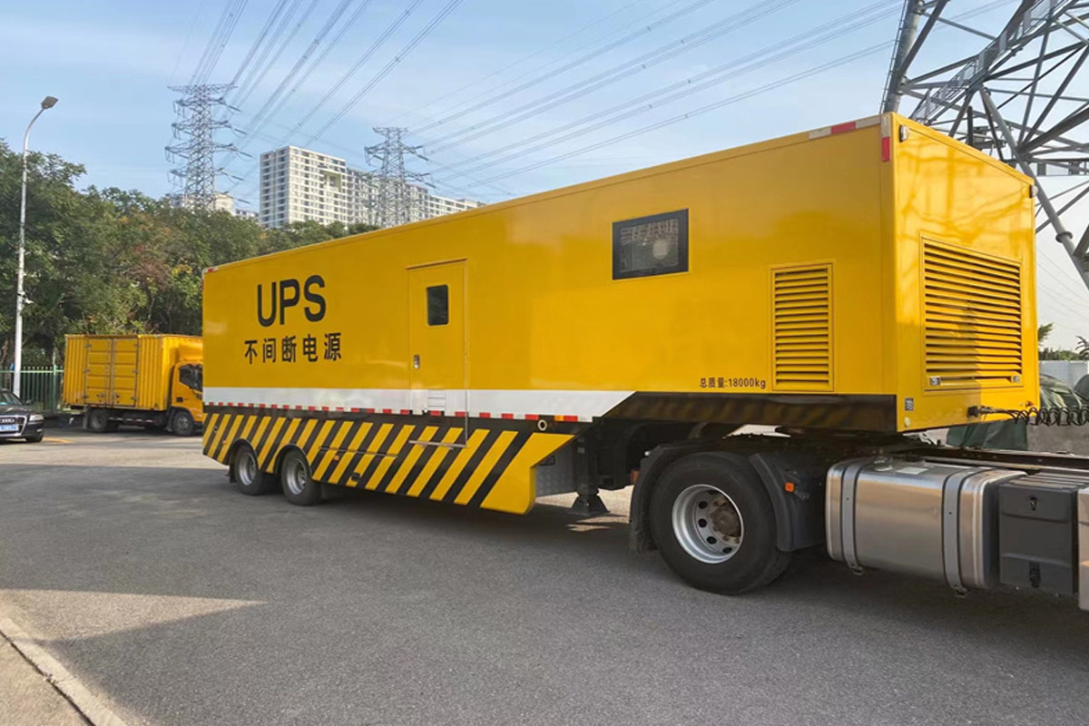 凭祥发电机租赁施工现场