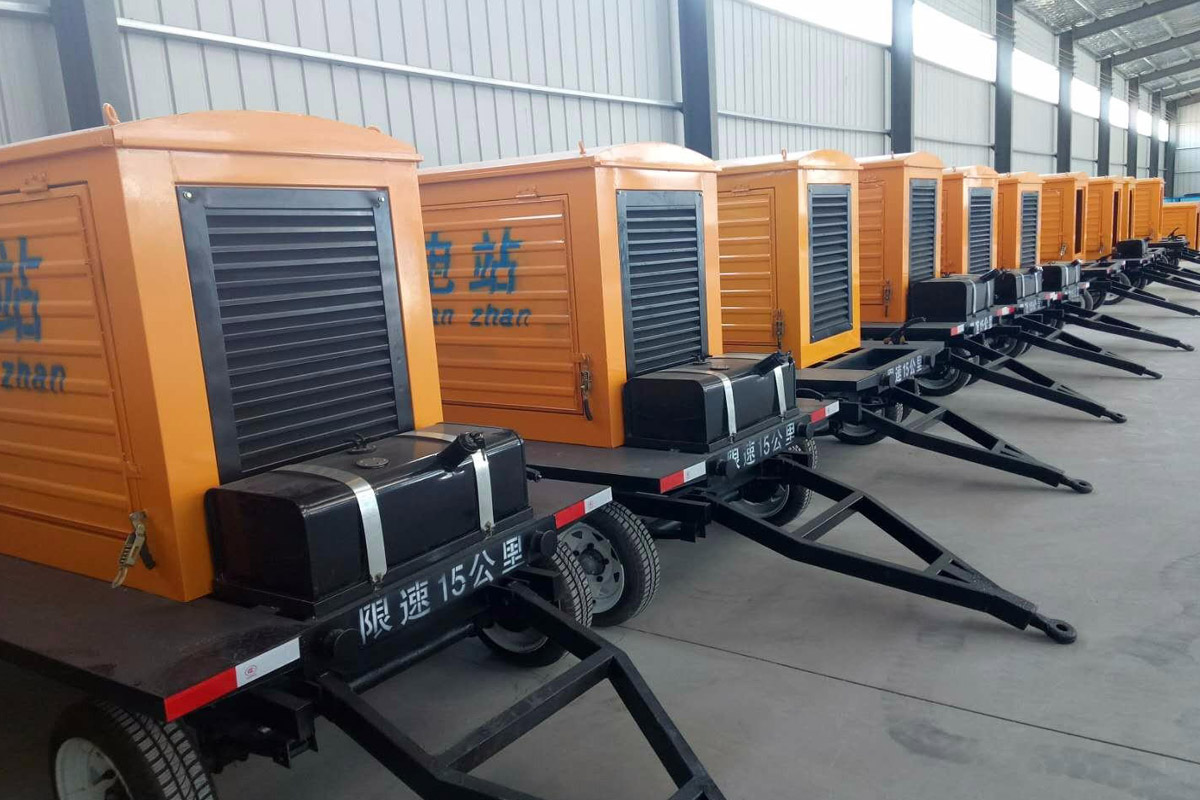 凭祥发电机租赁施工现场